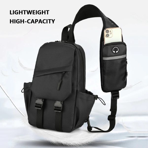 Leisure Travel Cross Body Bag with Extra Mobile Pocket